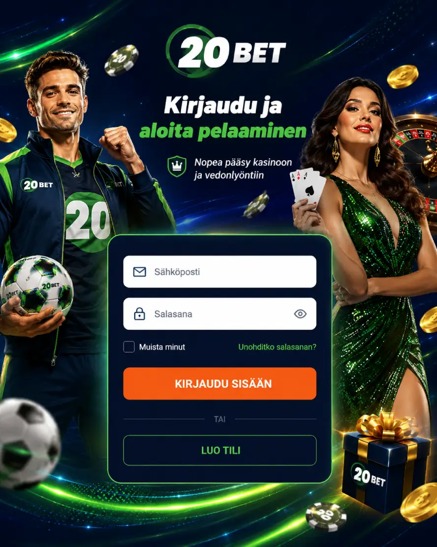 20Bet kirjautuminen 